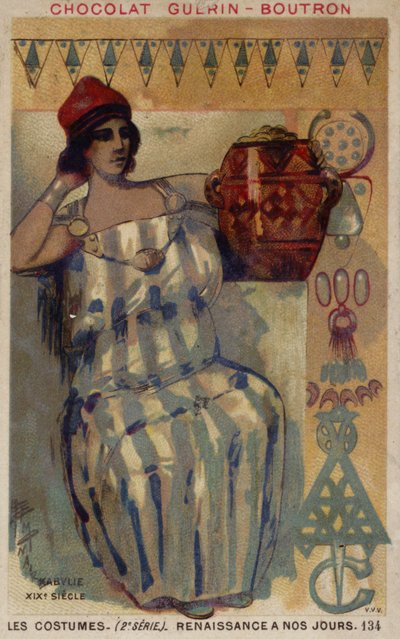 Woman of Kabylie, Algeria, 19th Century by French School